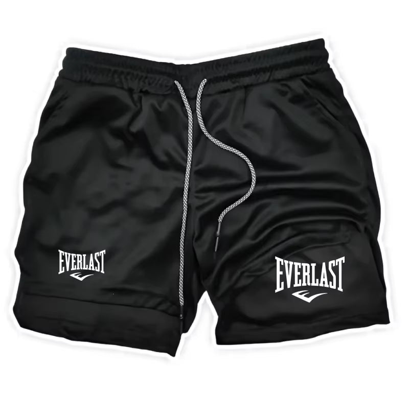 Men Running Shorts 2 in 1 Double-Deck Sport Shorts Sportswear Gym Fitness Short Pants Training Jogging Bottom Men'S Clothing